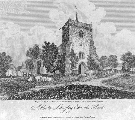 St Lawrence, Abbots Langley Parish Church, 1815