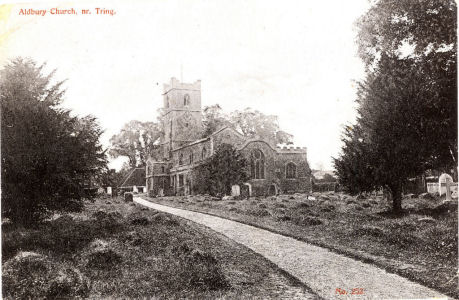Parish Church, Aldbury, near Tring, Herts, Chanwisk Series Post Card