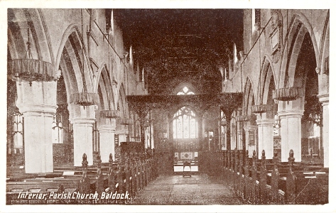 Interior of Baldock Parish Church