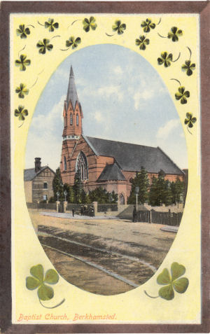 Baptist Church, Berkhamsted, circa 1910 - Published by LN in Castle Series
