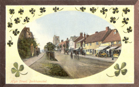 HIgh Street, Berkhamsted, circa 1910 - Published by LN in Castle Series