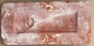 Jacob Reynolds brick, made Bernards Heath, St Albans