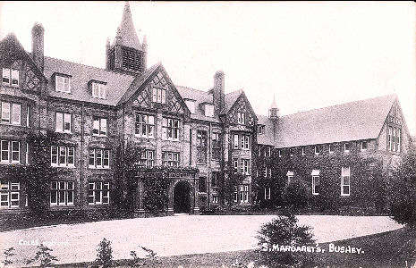 Post card of St Margaret's School, Bushey, Hertfordshire, published by Co;es of Watford