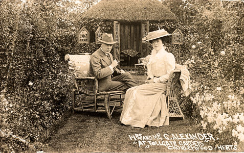 Sir George Alexander (actor manager) and his wide Florence