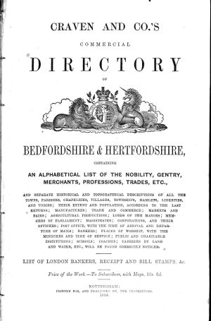 Craven & Co's Commercial Directory of Bedfordshire & Hertfordshire