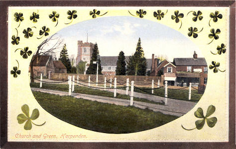 Church & Green, Harpenden, Castle Series of View Cards No 513