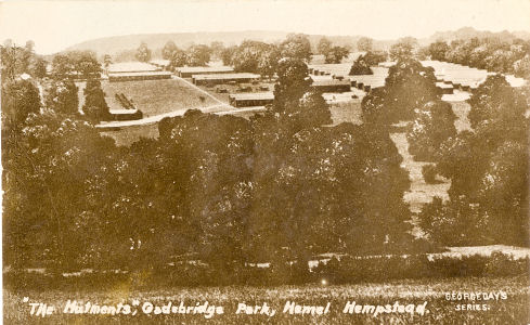 Gadebridge Army Camp, Hemel Hempstead - post card in George Day's Series 