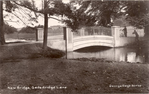 The New Bridge over the Rived Gade at Hemel Hempstead - 1915 - post card in George Day's Series