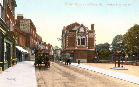 Market Place and Town Hall, Hemel Hempstead, Hertfordshire