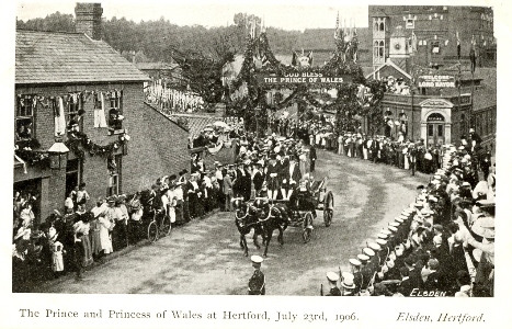 Post Card by Elsden of Hertford, Prince of Wales, King George V