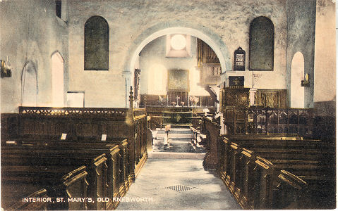 Interior of St Mary's Church, Knebworth