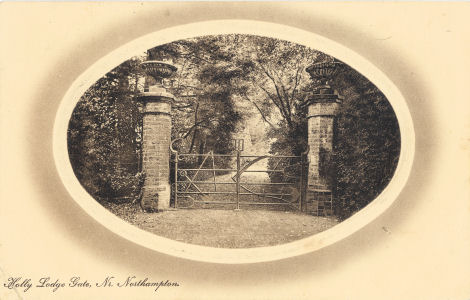 Implement Gate, Holly Lodge, Nr. Northampton - Castle Series of View Cards 611