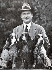 Herbert Summers Lloyd with Cocker Spaniels