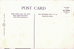 Typical Back - Wernch Series of Postcards 1903/4