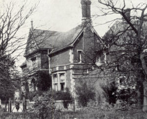 The house built by Frederick Sander in Camp Road, St Albans.