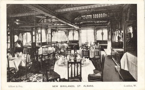 Dining Room, New Birklands School, St Albans, pc by Elliott & Fry