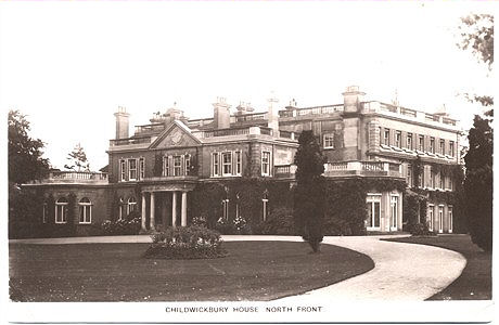 Title: Childwickbury House, North Front - Publisher: The Kingsbury Series - Possibly 1920s