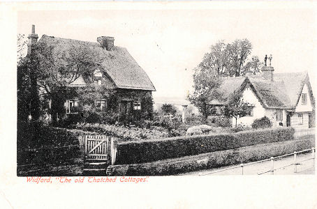 Thatched Cottages at Widford, Herts - Hatfield Series